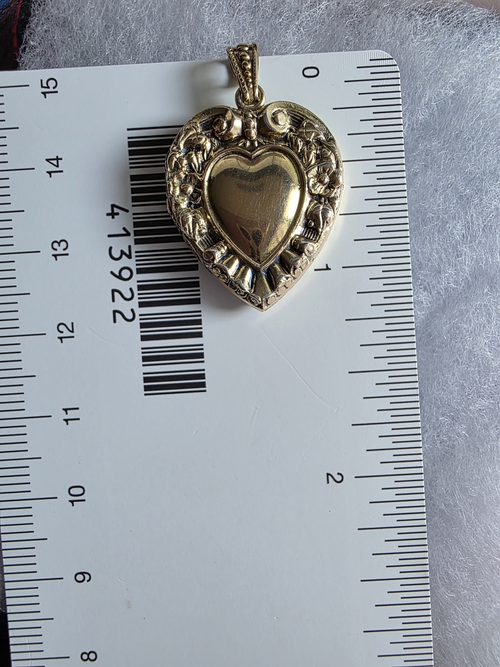 Exquisite Heirloom 14K Gold Overlay Krementz Chain & Ornate Victorian Repoussé H - Picture 6 of 9